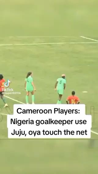 The moment the Super Falcons stopped the