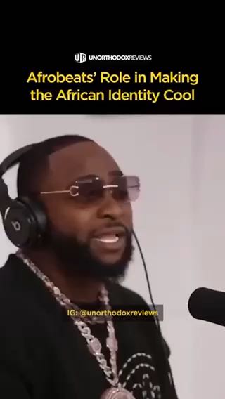 davido has said it all, being Nigerian/African