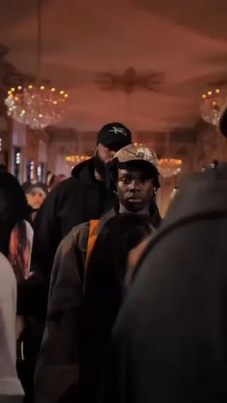 Rema at the A$AP ROCKY fashion show