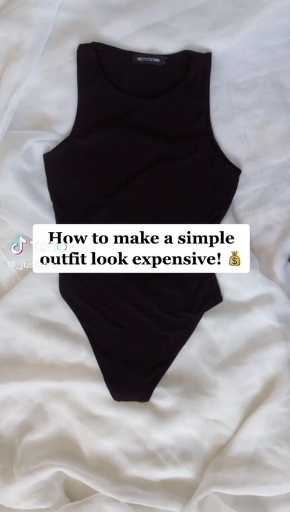 How to make an outfit look expensive