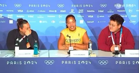 Shot Put champion Yemisi Ogunleye singing gospel