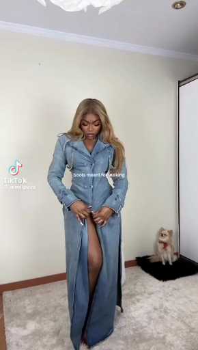 Denim shirt dress outfit idea 

Cc:Mariipvzz

Follow