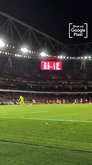  Pitchside views of Salah's equaliser at the