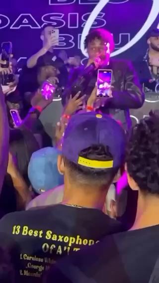  Omah Lay performing 