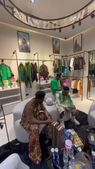  Zlatan listening to newly official_shoday and ayomaff