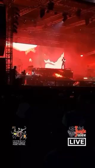 Wizkid  performing 