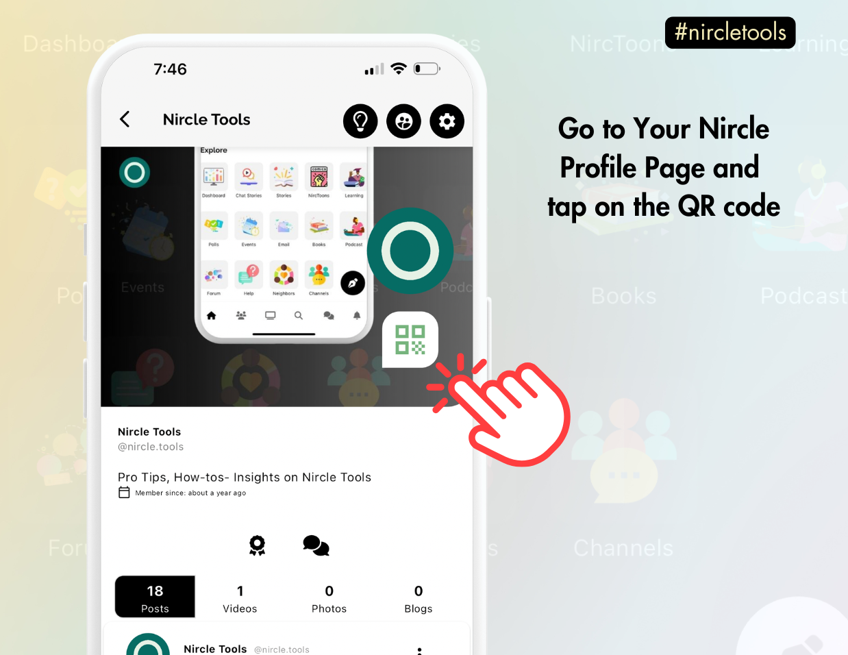 Profile QR Code: How to Have Others Follow You on Nircle App