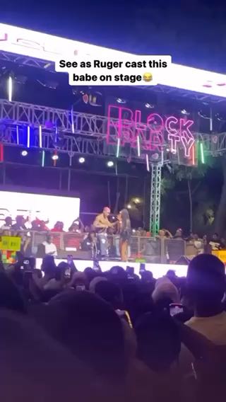  Between Ruger and a fan on stage