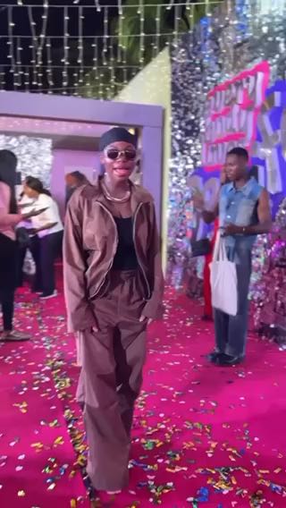 taaooma looking stylish on the red carpet