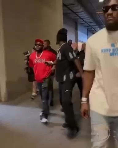  Davido arrives at the FNB Stadium for