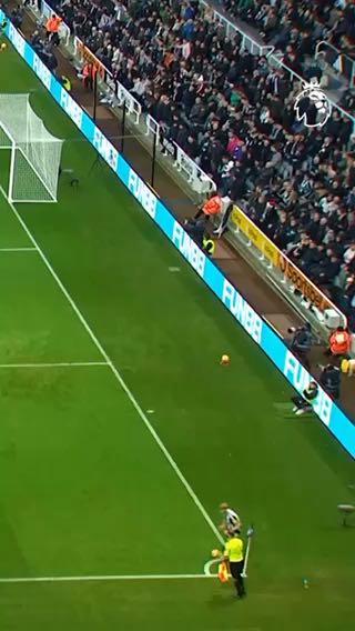  Newcastle's corner routine. It was super effective