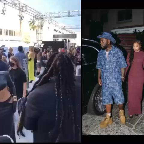 Burna Boy and Chloe Bailey in 2022