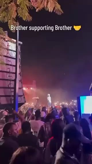  Davido came out to surprise his cousin