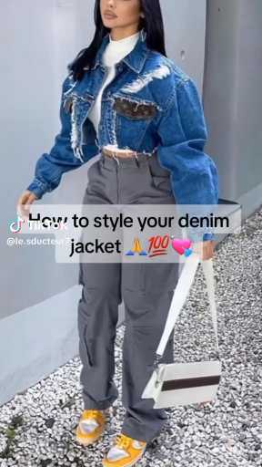 How to style a denim jacket 

Cc:Lasductuer