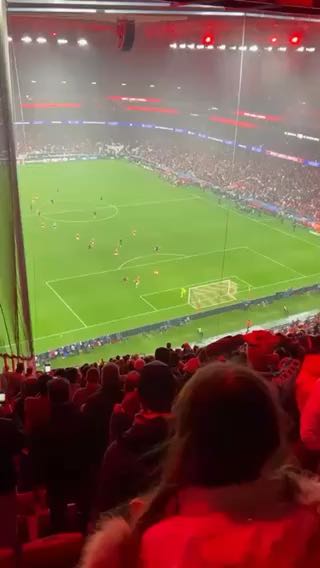  Raphinha's goal from the away fans section