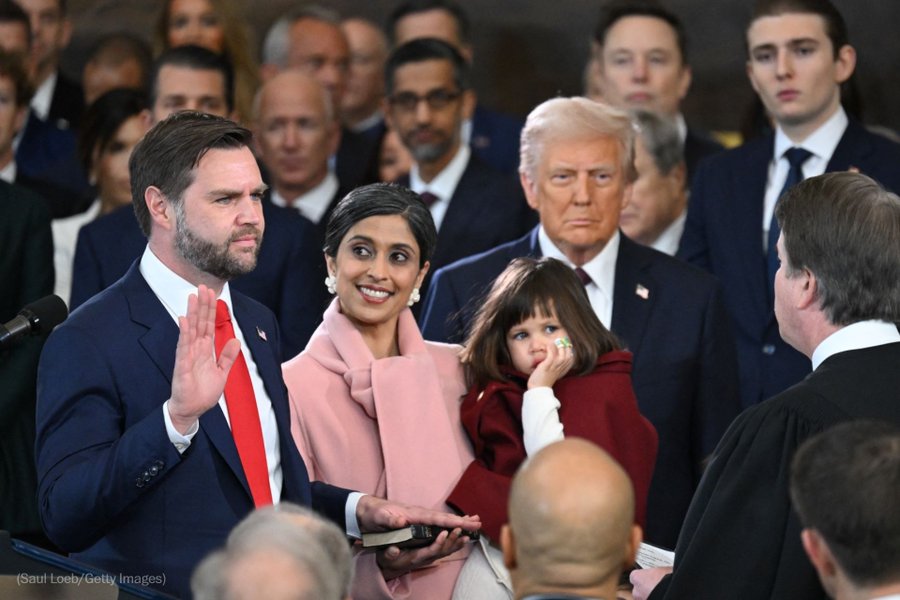 JD Vance Sworn In as VP of the United States