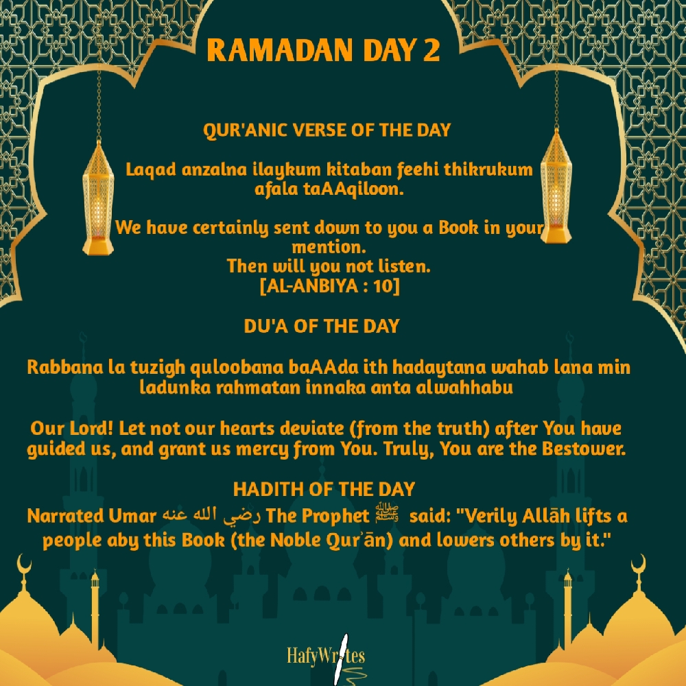 RAMADAN DAY 2