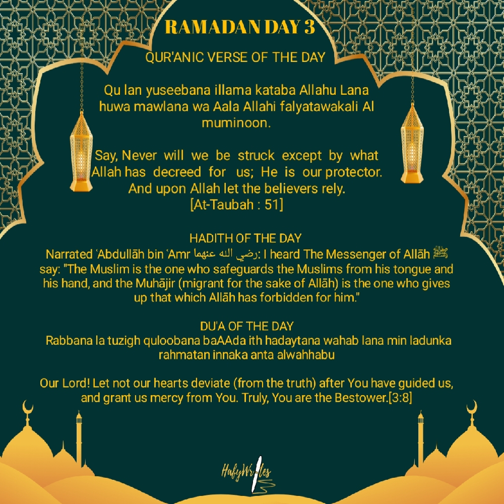 RAMADAN DAY 3