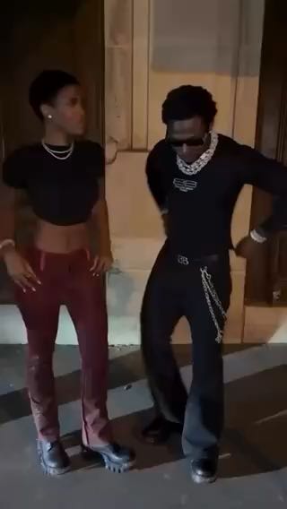  Asake x Eva doing a quick fit