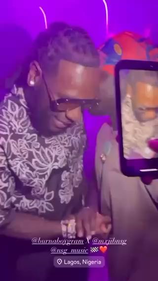  Burna Boy and NSG linked up in