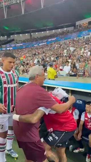  When two world icons meet at Maracanã!