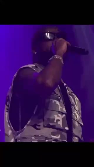 Davido performing at his 