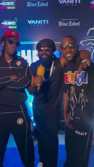  peterpsquare, stonebwoy and others at the Headies