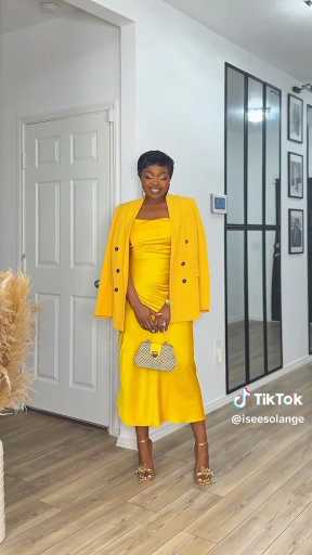 How to style a yellow dress

Cc:Iseesolange