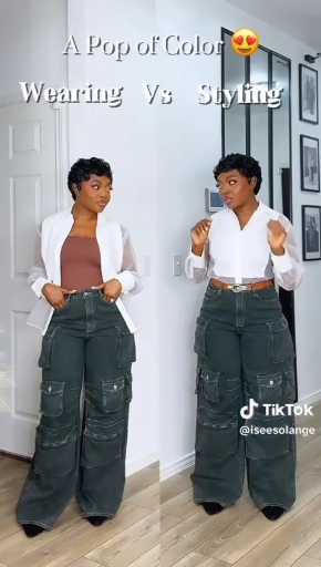 Crop top outfit wearing Vs Styling 

Cc:Iseesolange