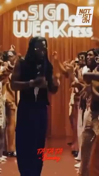  Burna Boy slid on his 