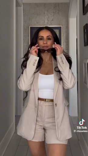 How to style a blazer and short