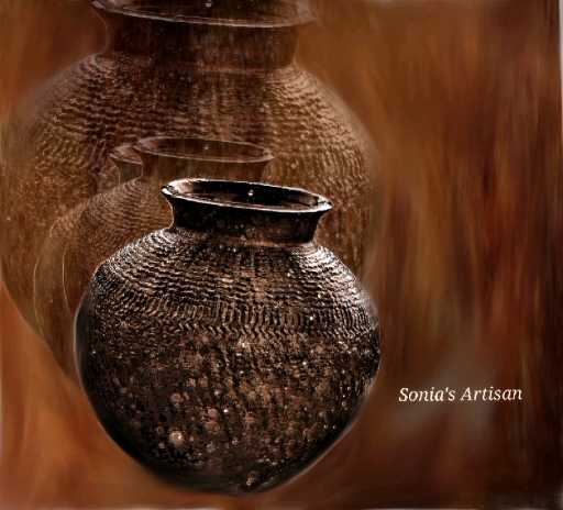 Sonia's Artisan painting Telling African stories,#HelloNircle, #poetry