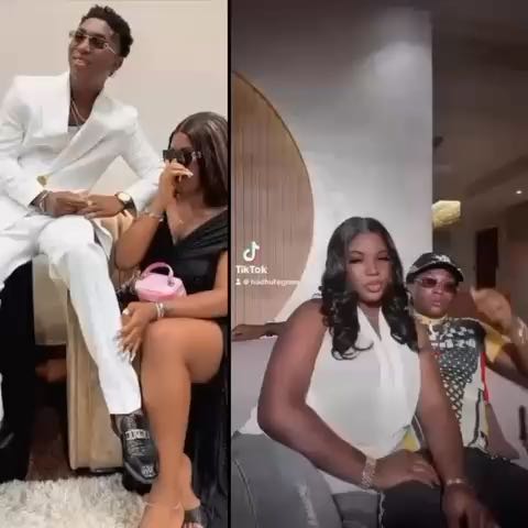  Bella Shmurda & His Wife Vibing to